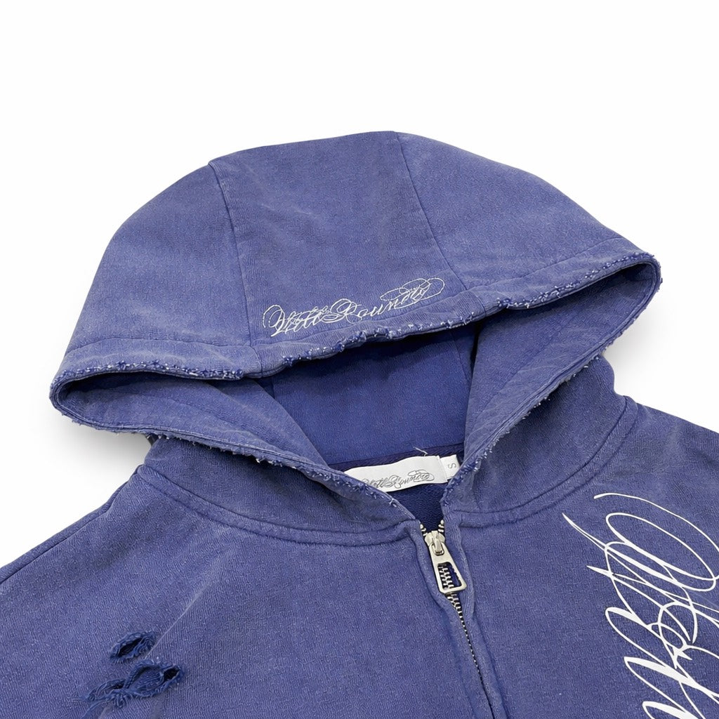 Navy Blue Zip Hoodie